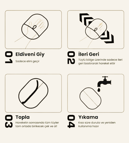 Tüy Toplayıcı Eldiven