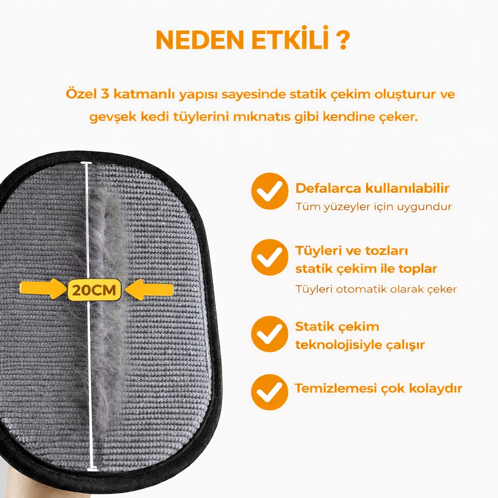 Tüy Toplayıcı Eldiven