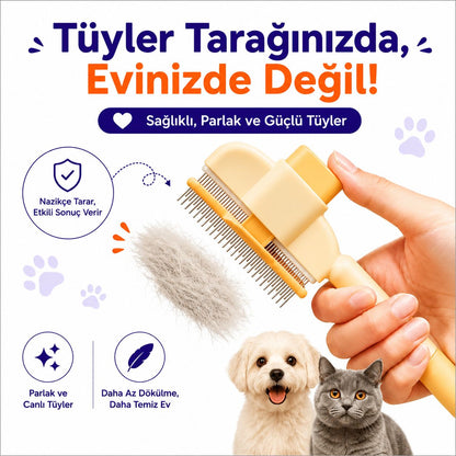 MioTara™ Masaj Etkili Tüy Temizleyici Tarak