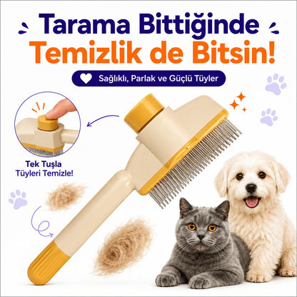 MioTara™ Masaj Etkili Tüy Temizleyici Tarak