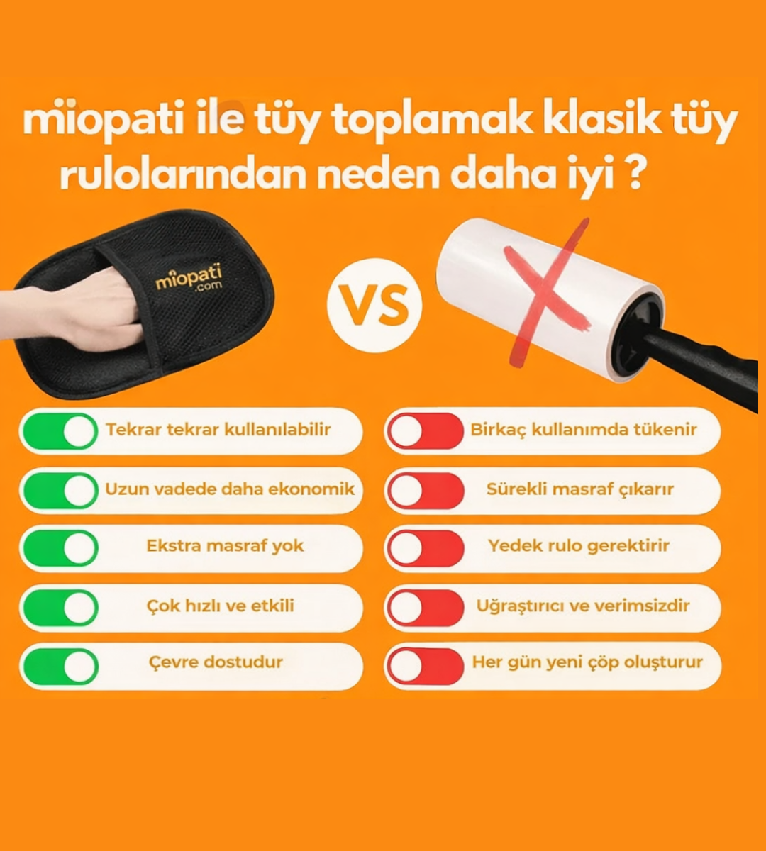 Tüy Toplayıcı Eldiven